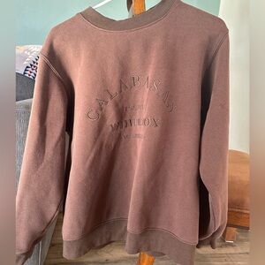 White Fox Brown Sweatshirt